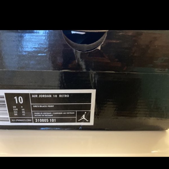 Jordan 10 smoke greys - Picture 5 of 6